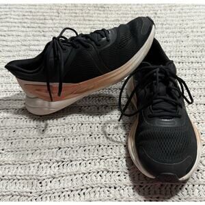 Lululemon Blissfeel Running Shoes Womens 8.5 EU 40 2/3 Black Rose Gold Sneakers
